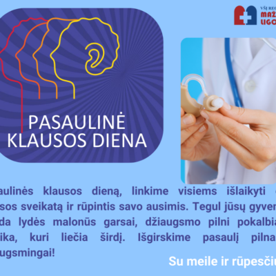 Kovo 3-iąją visame pasaulyje ypatingas dėmesys skiriamas klausos ligoms